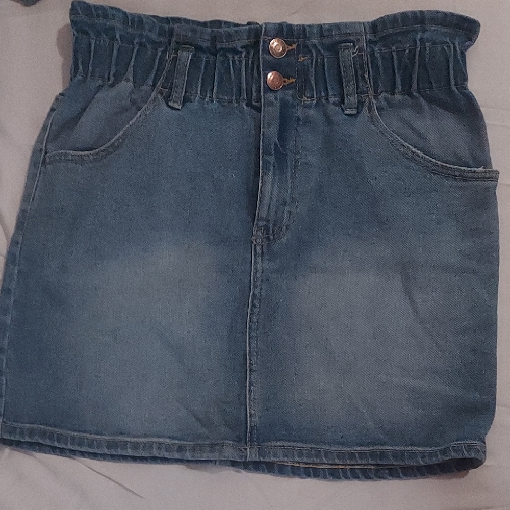 Wild Fable Gray Smocked Mini Skirt Casual